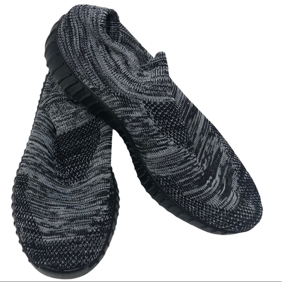 NEW PATTRILY Gray & Black Flying Sneaker-Size 8 - Picture 2 of 9